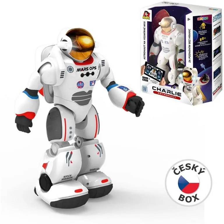 Robot MaDe Astronaut Charlie, s náučnou aplikáciou, 29,5 cm