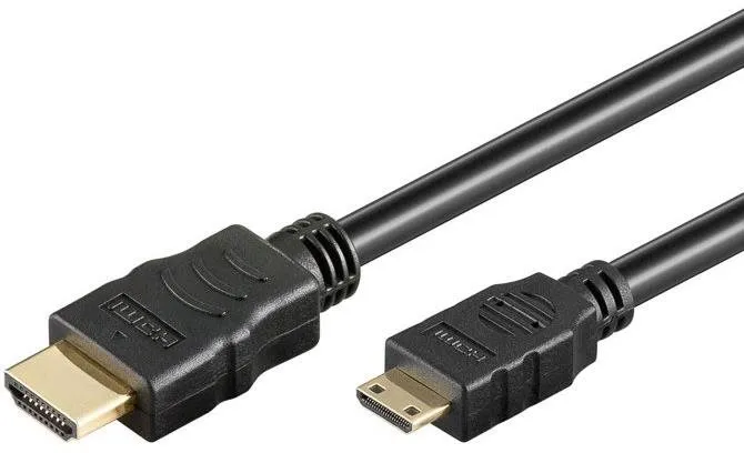 Video kábel PremiumCord Kábel 4K HDMI A - HDMI mini C, 2m