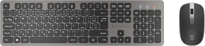 Set klávesnice a myši Eternico Wireless set KS4003 Slim - DE, bezdrôtový, klávesnica do ka