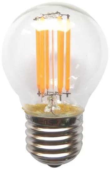 LED žiarovka Retro LED Mini Globe Filament žiarovka číra P45 4W/230V/E27/4000K/410Lm/360°