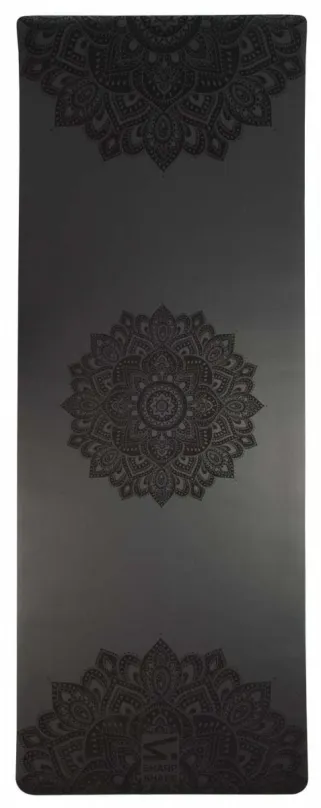Jogamatka Sharp Shape PU Yoga mat Blossom black, rozmery 185x68 cm, hrúbka 0,4 cm, proti