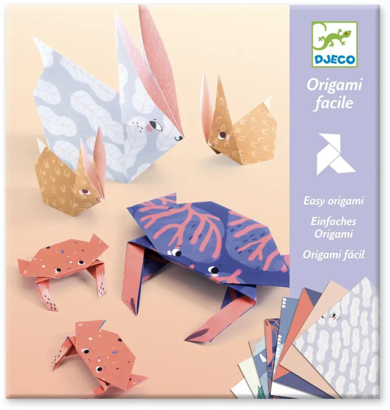 Origami Origami Zvieracie rodinky
