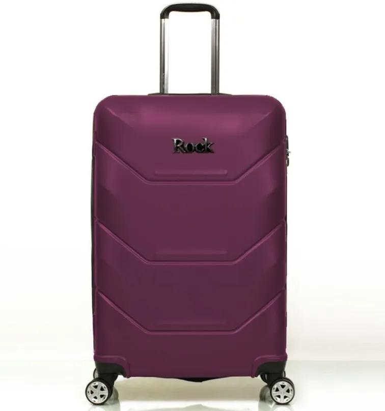 Cestovný kufor ROCK TR-0230/3 S ABS - fialová