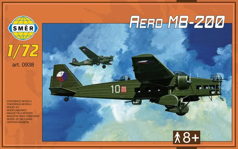 Model lietadla Smer Model Kit 0938 lietadlo - Aero MB-200