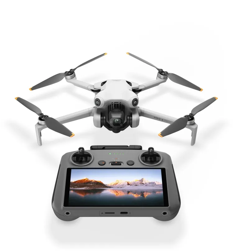 Dron DJI Mini 4 Pro (DJI RC 2), s kamerou - rozlíšenie videa 3840 x 2160, maximálne rozlíš