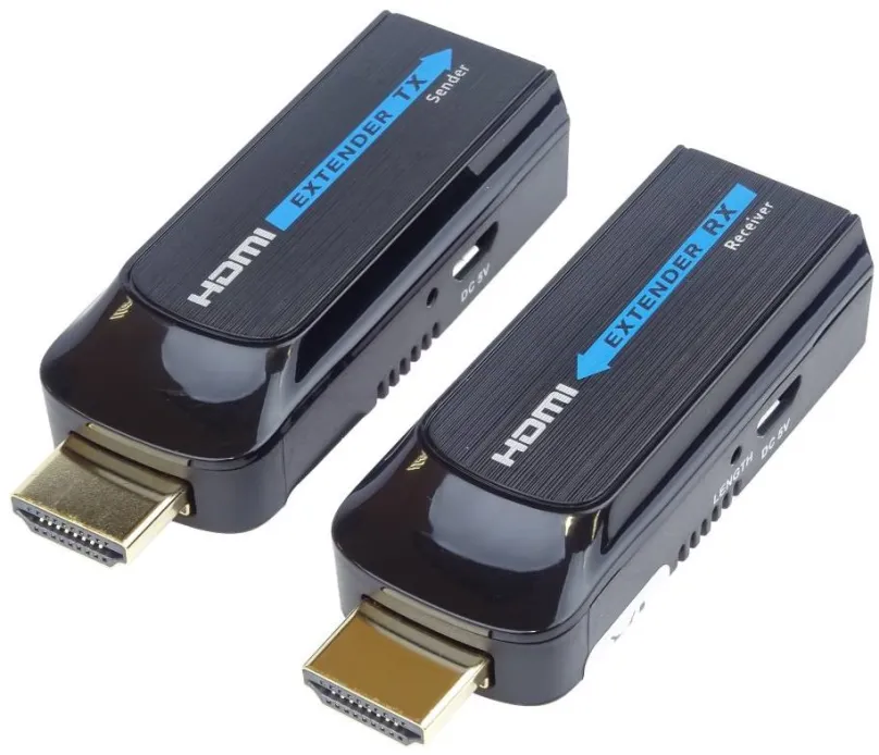 Extender PremiumCord HDMI FULL HD extender na 50m cez jeden kábel Cat6