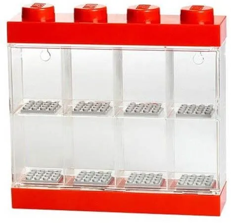 Stavebnice LEGO Zberateľská skrinka na 8 figúrok červená