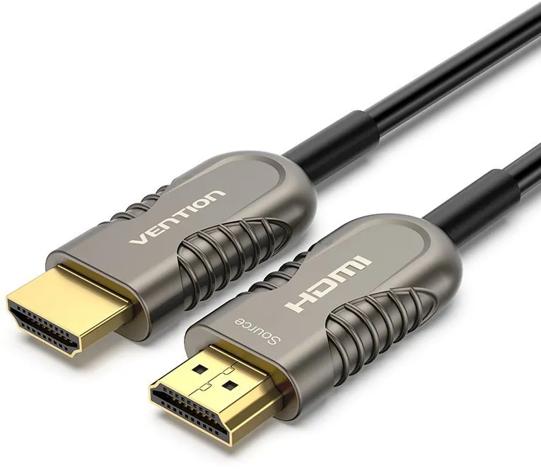Video kábel Vention Optical HDMI 2.1 Cable 8K 3M Black Metal Type