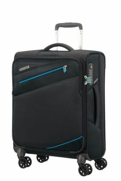 Cestovný kufor American Tourister Pikes Peak Spinner 55 Volcanic Black