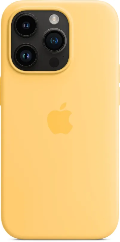 Kryt na mobil Apple iPhone 14 Pre Silikónový kryt s MagSafe slnečno žltý