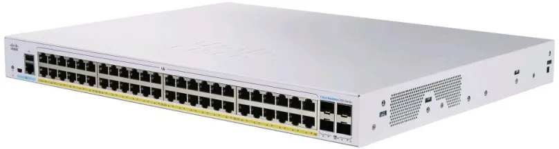 Switch CISCO CBS350 Managed 48-port 10GE, 4x10G SFP+, do racku, 48x RJ-45, 1x USB 2.0, 4x