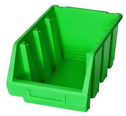 Box na náradie Patrol Plastový box Ergobox 3 12,6 x 24 x 17 cm, zelený