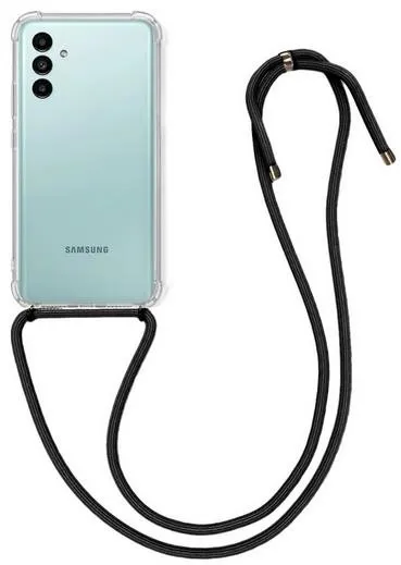 Kryt na mobil TopQ Kryt Samsung A13 5G s čiernou šnúrkou priehľadný 87032