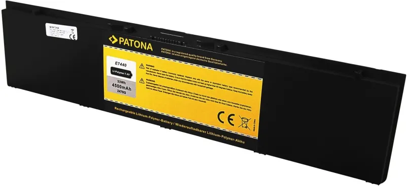 Batéria do notebooku PATONA pre ntb DELL E7440 4500mAh Li-Pol 7, 4V 34GKR