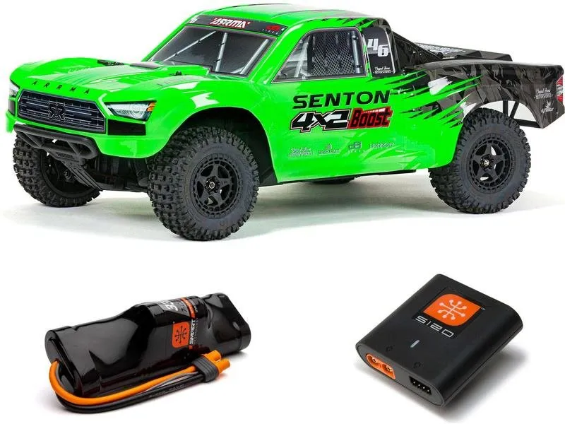 RC auto Arrma Senton 4x2 Boost Mega 1:10 RTR zelená