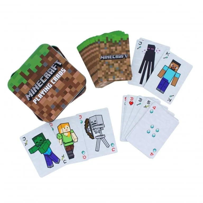 Kartová hra Minecraft - hracie karty v plechovej krabičke