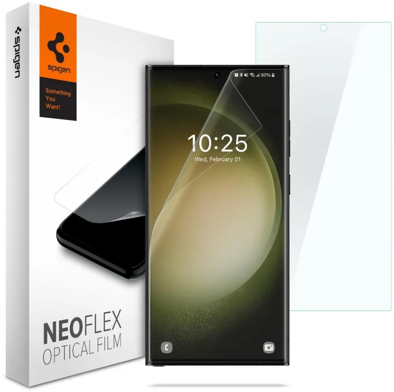 Ochranná fólia Spigen Film Neo Flex 2 Pack Samsung Galaxy S23 Ultra