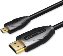 Video kábel Vention Micro HDMI to HDMI Cable 1.5M Black