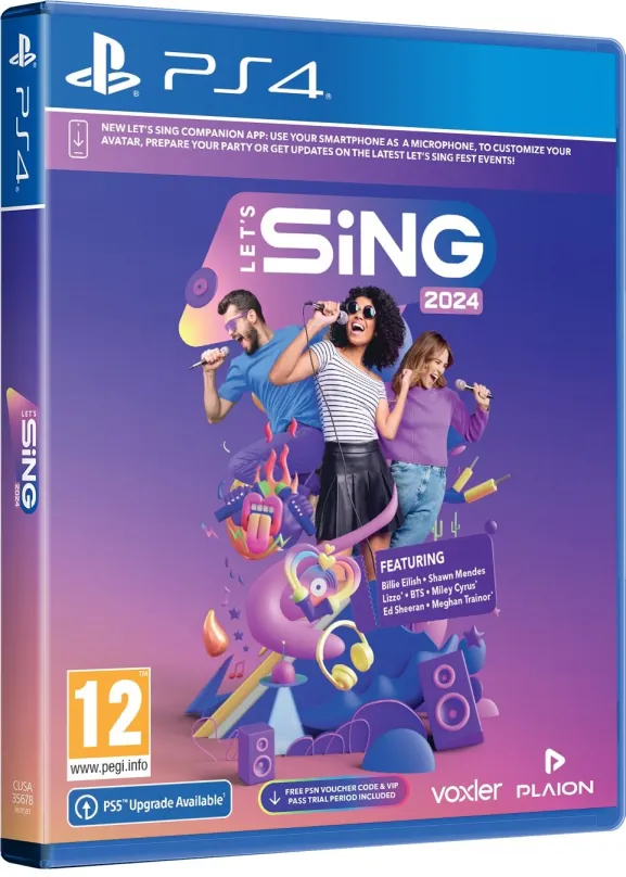 Hra na konzole Lets Sing 2024 - PS4