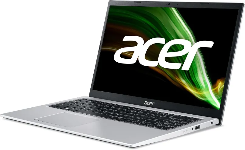 Notebook Acer Aspire 3 Pure Silver, Intel Celeron N4500 Jasper Lake, 15.6" TN antiref