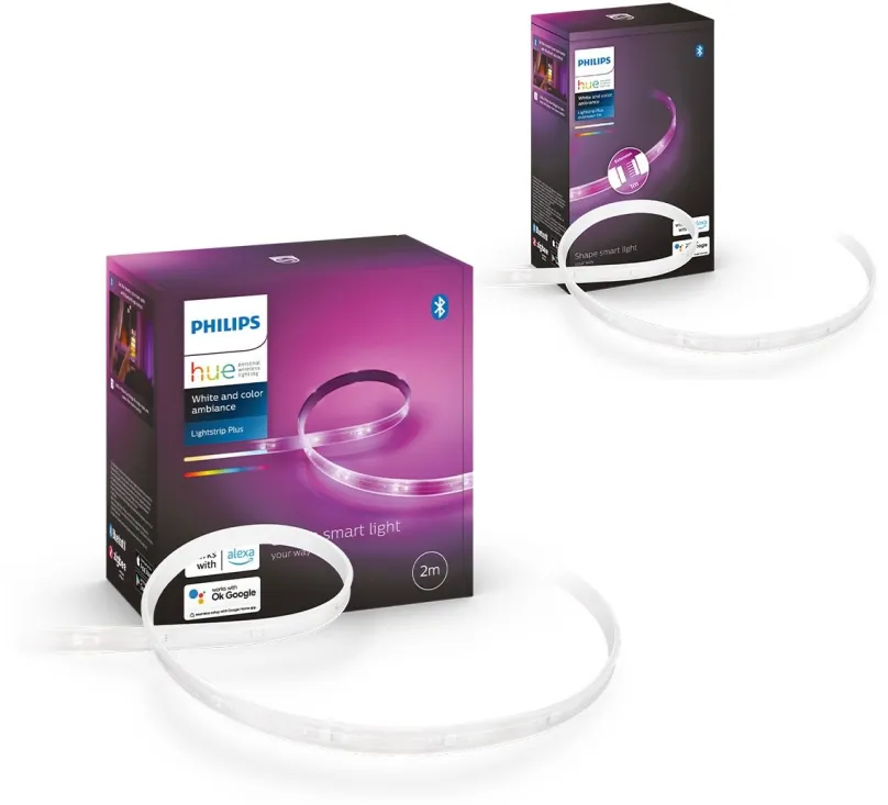 LED pásik Philips Hue LightStrip Plus v4 + LightStrip Plus v4 extension