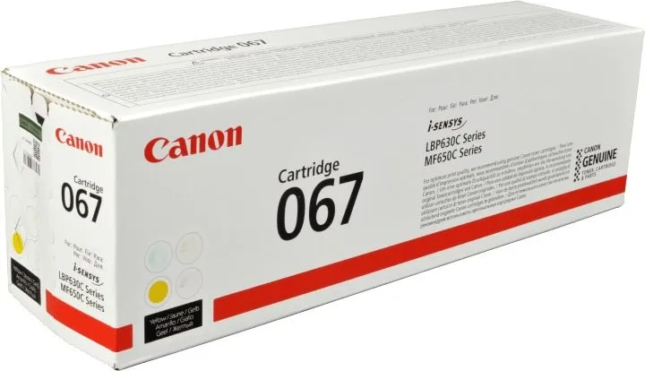 Toner Canon Cartridge 067 žltý