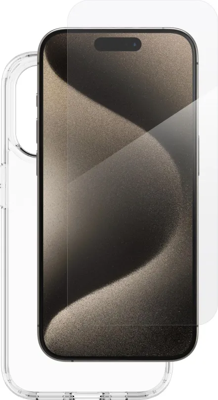 Kryt na mobil ZAGG InvisibleShield Glass Elite BNDL pre Apple iPhone 15 Pro – transparentný
