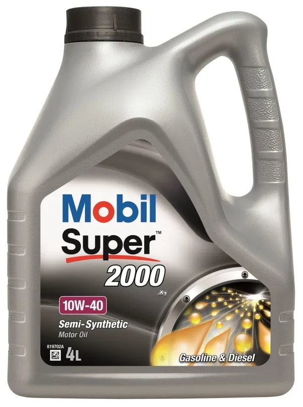 Motorový olej Mobil Super 2000 X1 10W-40 4l, 10W-40, polosyntetický, API CF, ACEA A3, B3,