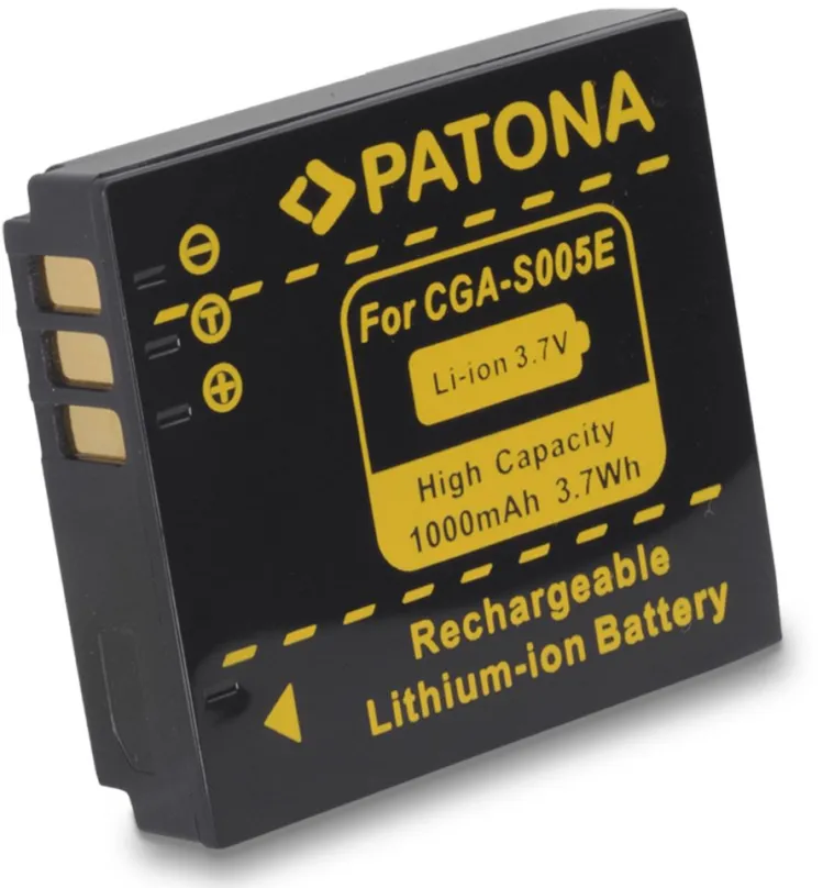 Batérie pre fotoaparát Paton pre Panasonic CGA-S005 1000mAh Li-Ion