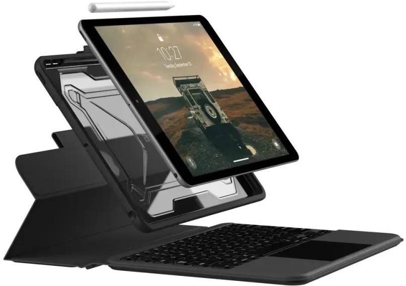 Puzdro na tablet UAG Rugged Bluetooth Keyboard w/ Trackpad SLOVAK iPad 10.2" 2019/2020/2021