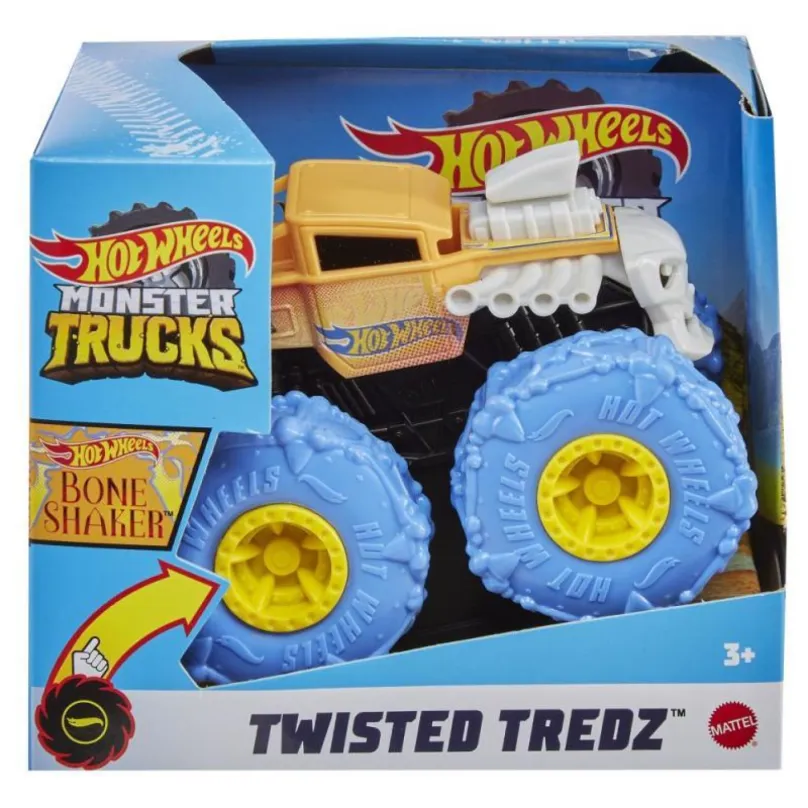 Hot Wheels® Monster Trucks Naťahovací truck Bone Shaker, Mattel GVK45