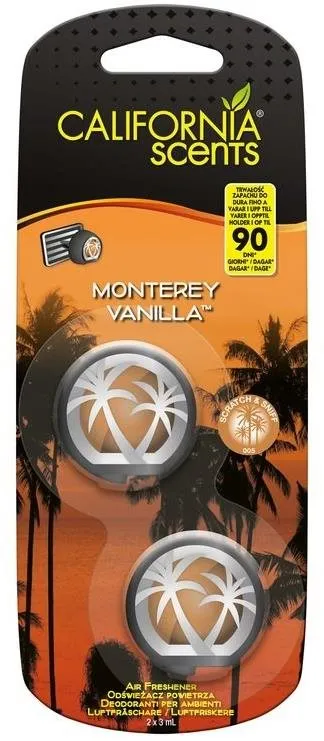 Vôňa do auta California Scents Mini Diffuser Monterey Vanilla
