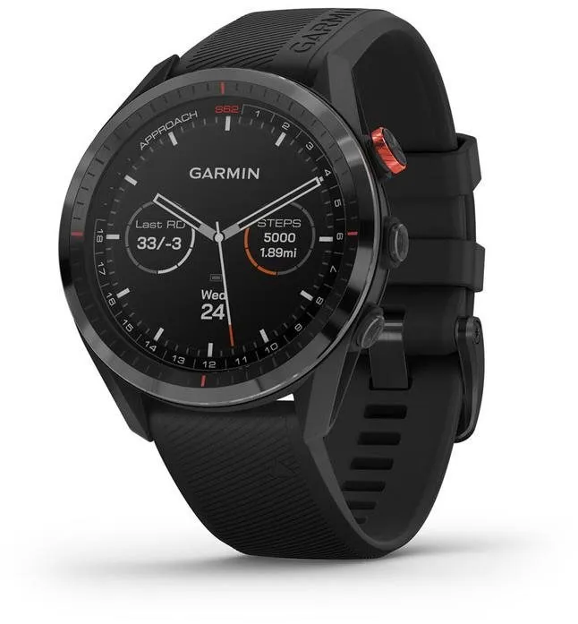 Chytré hodinky Garmin Approach S62 Black, pre mužov aj ženy, s ovládaním v češtine, transf