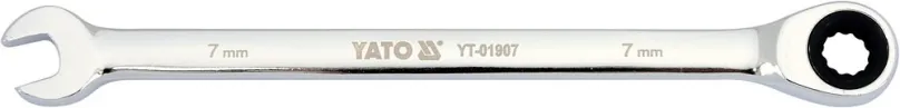 Kľúč YATO Kľúč očkoplochý račňový 7 mm