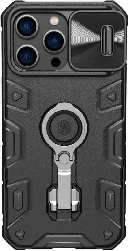 Kryt na mobil Nillkin CamShield Armor PRO Magnetic Zadný Kryt pre Apple iPhone 14 Pre Max Black