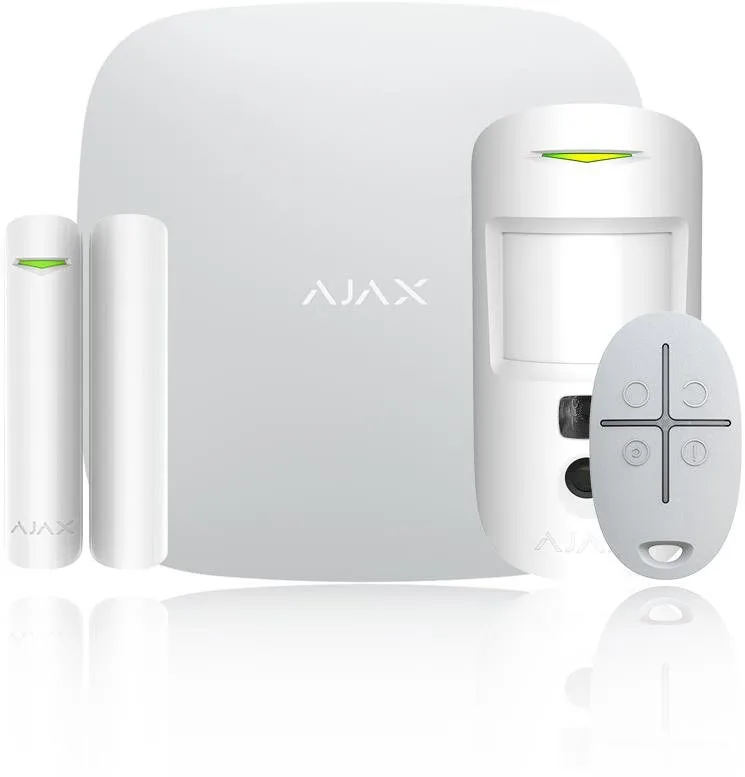 Zabezpečovací systém SET Ajax StarterKit Cam Plus white (20294)