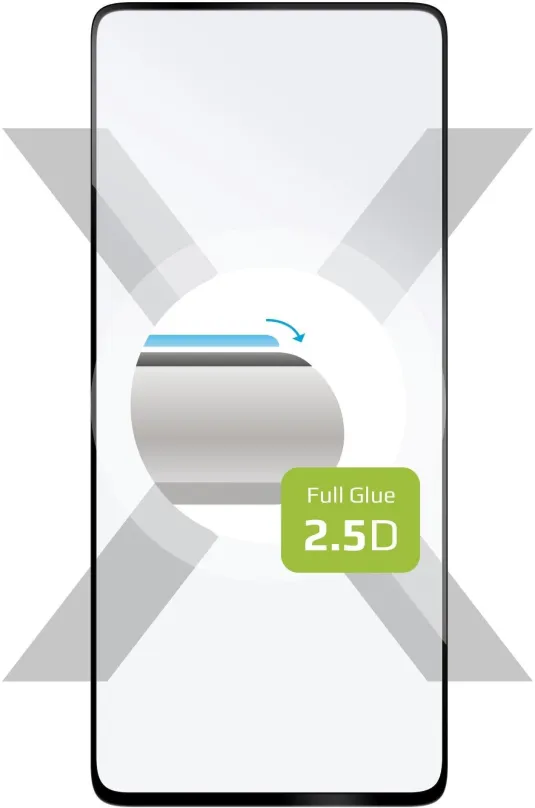 Ochranné sklo FIXED FullGlue-Cover pre Samsung Galaxy M52 5G čierne