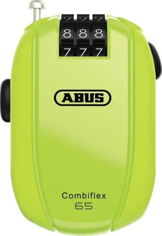Zámok na bicykel ABUS Combiflex StopOver Neon 65