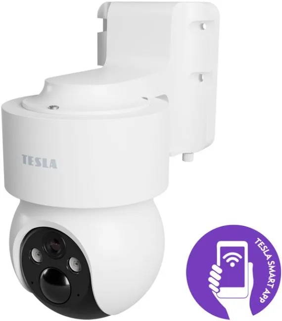 IP kamera Tesla Smart Camera 360 4G Battery, vonkajšie, detekcia pohybu, záznam zvuku, obo