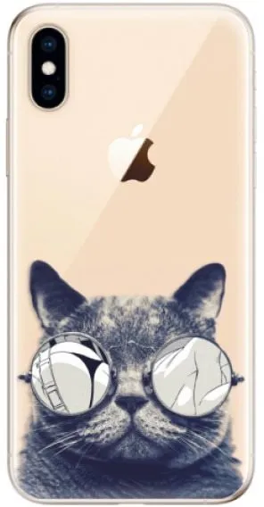 Kryt na mobil iSaprio Crazy Cat 01 pre iPhone XS