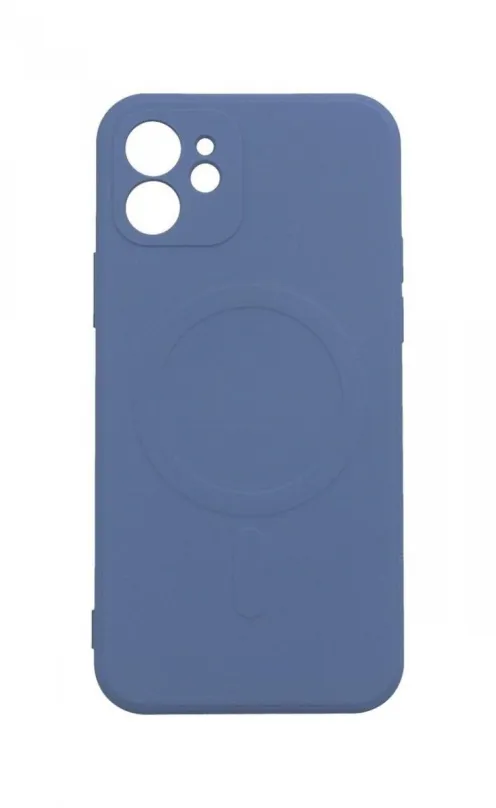 Kryt na mobil TopQ Kryt iPhone 12 s MagSafe modrý 84984, pre Apple iPhone 12, výrezy pre k