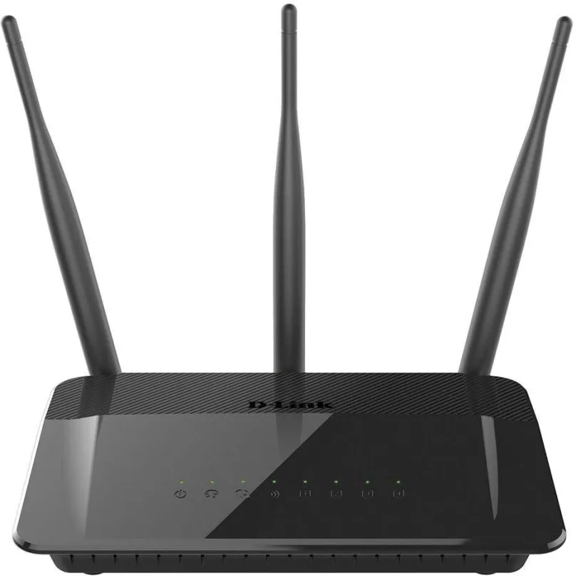 DIR-809 WiFi router D-Link, WiFi 5, 802.11 s/b/g/n/ac, až 733 Mb/s, dual-band, 4 × LAN až