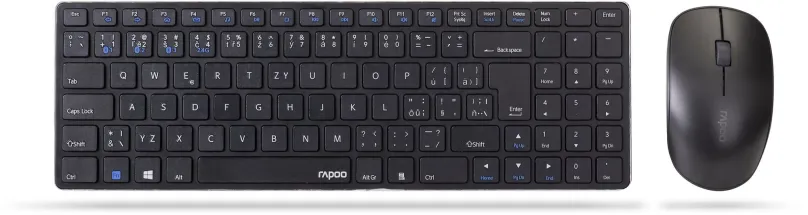 Set klávesnice a myši Rapoo 9300M Set - SK/SK