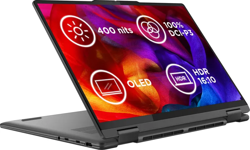 Tablet PC Lenovo Yoga 7 2-in-1 14AHP9 Storm Grey celokovový + aktívny stylus Lenovo