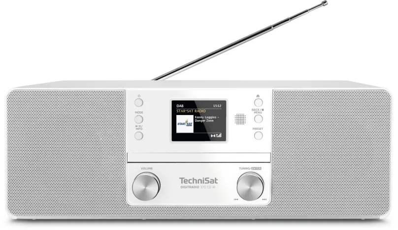 Rádio TechniSat DIGITRADIO 370 CD IR biela