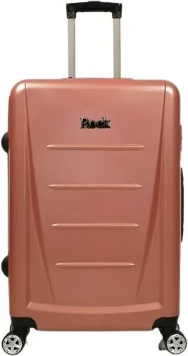 Cestovný kufor Rock TR-0229-M ABS - ružová