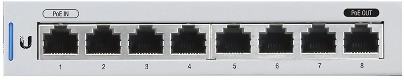 Switch Ubiquiti US-8, desktop, 8x RJ-45, 8x 10/100/1000Base-T, L2 a spravovateľnosť (smart