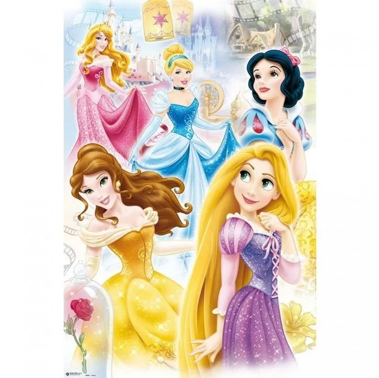 Plagát Disney - Princezny - plagát