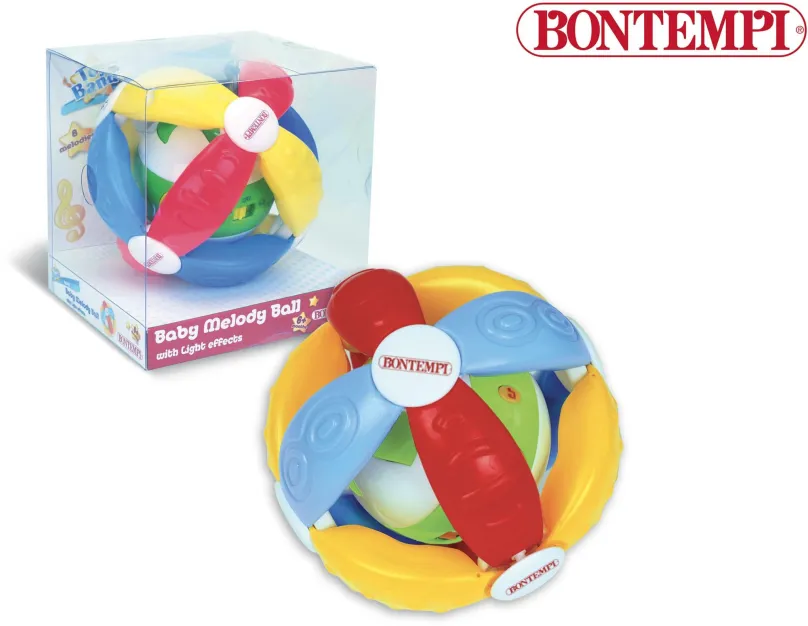 Hudobná hračka Bontempi Lopta s melódiou 15 cm