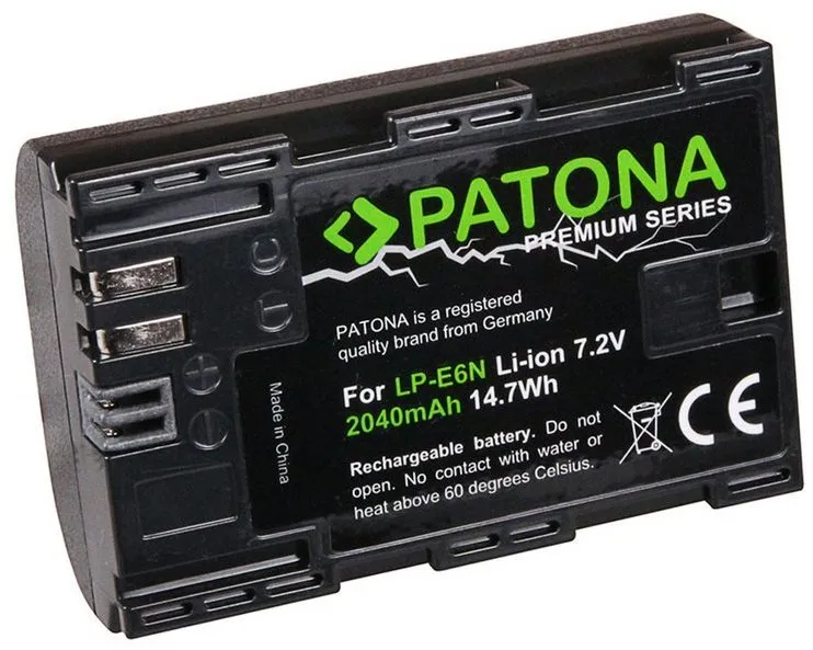 Batérie pre fotoaparát Paton pre Canon LP-E6N 2040mAh Li-Ion Premium
